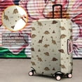 thumbnail image 4 of Beige Origami Dinosaurs Pattern Luggage Cover Fashion Suitcase Cover Baggage Covers Fit 25-28 Inch Luggage (Go Travel), 4 of 5