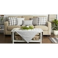 thumbnail image 2 of DII Modern Cotton Gingham/Buffalo Check Pillow Cover in Gray/White (Set of 4), 2 of 6
