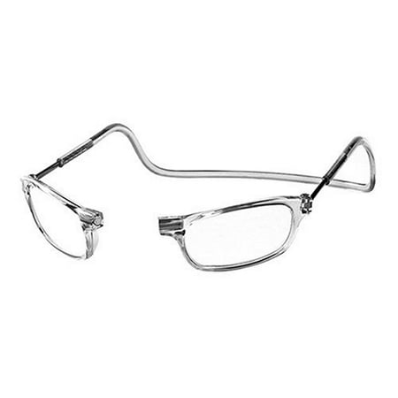 Adjustable Front Connect Reader, 1.75 Strength, Unique, patented, ergonomic, reading glasses; never misplace your readers, with the adjustable head and neck stand Ship from US..., By CliC