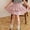 Pink, variant on Eltusu Girls Tutu Skirts, Pleated Casual Elastic Waistband Princess Summer Skirts Pink Size 8 T