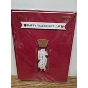 PAPYRUS Valentines Day Love Notes in Bottle Card, 1 pc