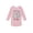 Pink, variant on Girls Long Sleeve Sleep Gown Pajama, Sizes 4-18 & Plus