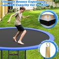 thumbnail image 4 of Cochan Outdoor Trampoline 12FT with Sprinkler and Lights, Backyard Recreational Pumpkin Trampoline for Kids, 4 of 7