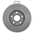 thumbnail image 3 of Premium Front Brake Rotor for Buick LaCrosse Regal Chevy Malibu Limited Saab 9-5, 3 of 5
