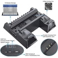 thumbnail image 2 of navor Support de Refroidissement Vertical Multifonction Compatible avec PS4/ PS4 Slim/ PS4 Pro, Chargeur de Manette PS4 avec Rangement pour 12 Jeux, 2 of 6