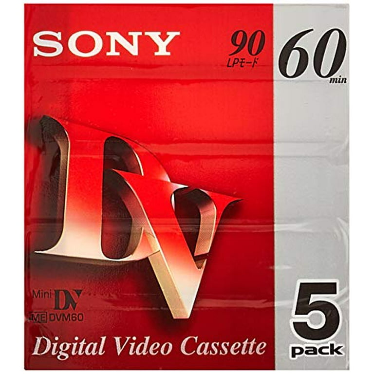 SONY Mini digital videocassette 5 volume pack 5DVM60R3