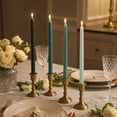 thumbnail image 4 of Eolstice Taper Candles, 4 Pack, Gradient Long Thin Stick, Unscented Dinner Candles, Wedding Table Home Decor, Multiple Color Sets, Centerpiece Accent, 4 of 6
