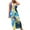 Blue, variant on MIANHT Dresses for Women, Plus Size Dresses, Women's Summer Sleeveless Backless Bandage Long Dress Party Club Dress