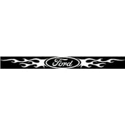 Chroma Graphics 3703 Ford Logo w/Flames - Windshield Decal