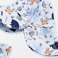 thumbnail image 4 of Ymyiu Bathing Suit Toddler Boy Boys' Swimwear One Pieces Zipper Toddler Sun Protection Short Sleeve 4T 5T (White,4-5 Years), 4 of 7