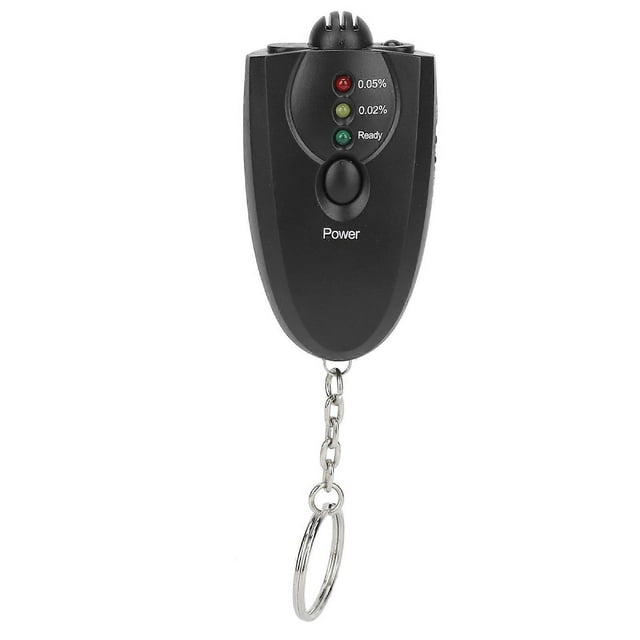 Éthylotest portable et compact, rétroéclairé, alimenté par batterie, pour la maison