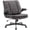 Gray, variant on Hforesty Ergonomic Cross legged Chair with Inflatable Flip-up Back, Adjustable Arms, Wide Seat for Home & Office, Black