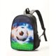 thumbnail image 2 of 3pcs Backpack Crossbody Bag And Pen Bag Set, 13.8inch 35cm Boys Girls Kids Backpack Lunch Bag Pencil Case Set, Travel Camping Backpack, Casual Cartoon Backpack With Padded Back And Adjustable Strap, F, 2 of 5