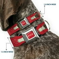 thumbnail image 2 of The Coca-Cola Company Pet Collar, Dog Collar Metal Seatbelt Buckle, Vintage Coca Cola Delicious Go Refreshed and Bottle Red, 13 to 17 Inches 1.5 Inch Wide, 2 of 8