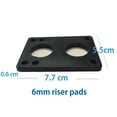 thumbnail image 3 of Victory Jump Skateboard Parts, Skateboard Accessories, Skateboard Riser Pads w Skateboad Hardware Screws Set (6mm riser w 1.25 screws), 3 of 5