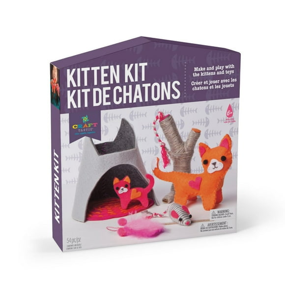 Trousse d'artisanat Craft-tastic pour projets d'artisanat sous la thématique des châtons