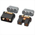 thumbnail image 1 of Conector de Carga para Batería de Drones QS10 de 240 A, 750 V, Soldable, para Automoción, 4-10 AWG, Macho-Hembra, Antiignición., 1 of 5