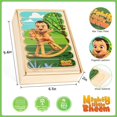thumbnail image 3 of Rompecabezas de tiras de madera Mighty Little Bheem, set de 8 escenas, 3 of 8