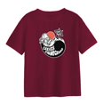thumbnail image 4 of Camiseta de manga corta para mujer, ropa transpirable, Top holgado y elegante con cuello redondo M Yuyangstore camiseta de mujer, 4 of 8