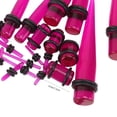 thumbnail image 2 of 1 Set/52PCS Acrylic Pointed Cone Ear Expander Funny 14g-12mm Snail Ear Jewelry, 2 of 7