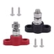thumbnail image 5 of Bloque de terminales M10, bloque de distribución de batería de 12 V-24 V, unión de postes de batería Rojo, 5 of 8