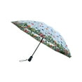 Totes Flower Garden Print Auto Open and Close Inbrella Umbrella (Women