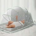 thumbnail image 6 of Portable Foldable Mesh Crib Net Tent for Bedding and Safe Sleeping Environment with Semi Shading Design, 6 of 9