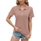 thumbnail image 1 of Camiseta de Corta para Mujer Gris-Rosa L, 1 of 10