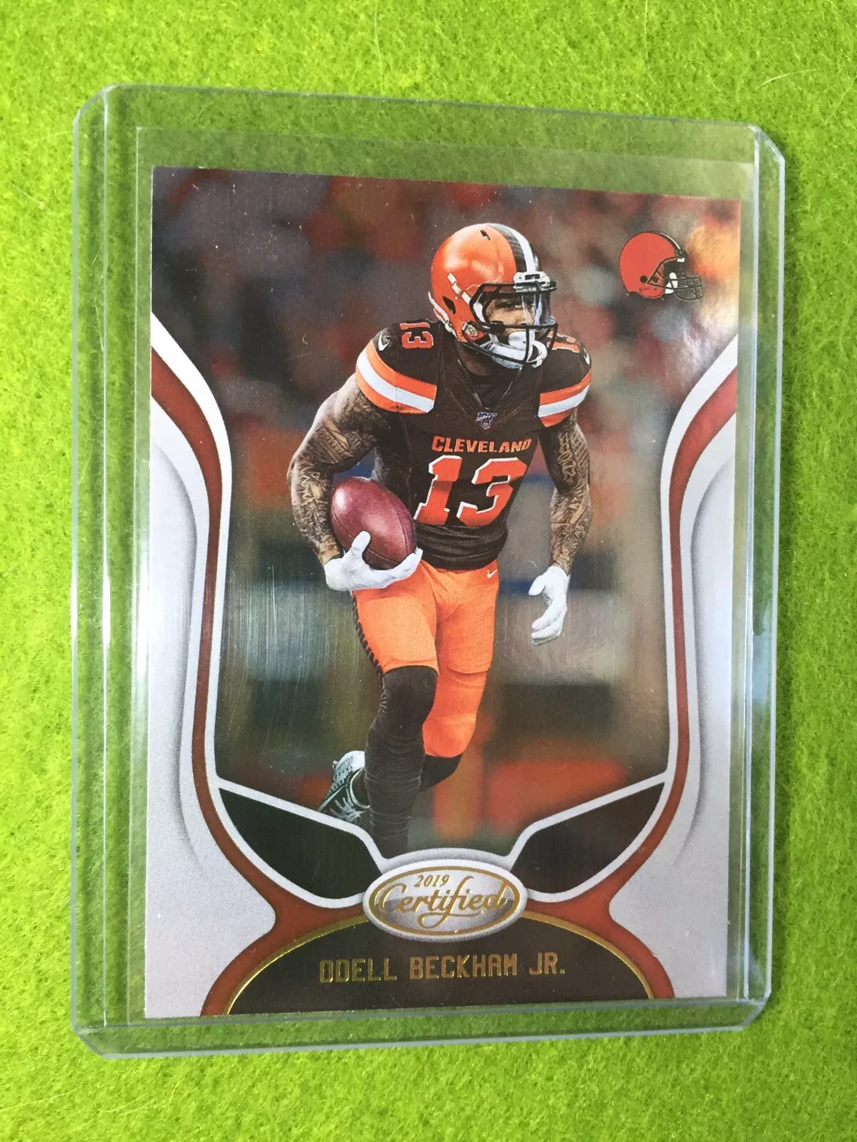 ODELL BECKHAM JR CARD JERSEY #13 CLEVELAND BROWNS FOOTBALL 2019 Panini Certified