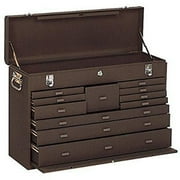Kennedy Manufacturing 52611B 11-Drawer Machinist's Chest with Friction Slides, 26, Brown Wrinkle