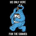 thumbnail image 2 of Men's Sesame Street Me Only Here for the Cookies  Graphic T-Shirt, 2 of 5