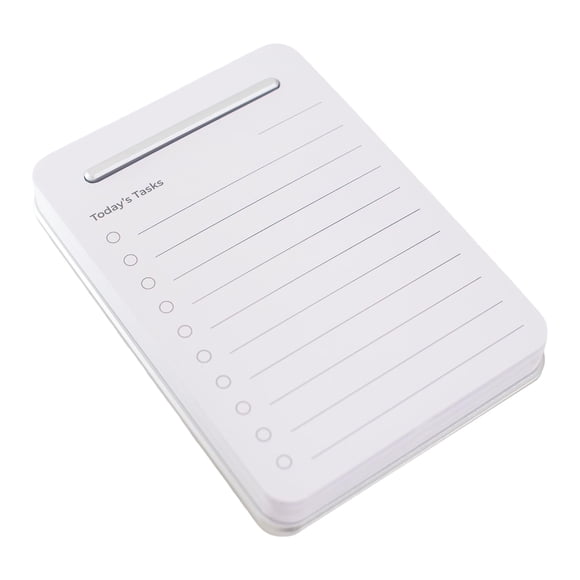 Mayurki Unstoppable Tasks – 31 Blank Daily To-Do Cards with Aluminum Desk Card Holder, Minimalist Office Productivity To-Do Cards, Modern Desk