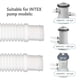 thumbnail image 2 of Tubos de mangueras de piscina con abrazaderas de manguera para bombas de piscina sobre el suelo (1PCS blanco) Wdftyju Libre de BPA, 2 of 2
