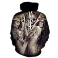 thumbnail image 1 of Men's Skull Pattern 3D Print Fashion Design Hoodies Sweatshirt, 1 of 14
