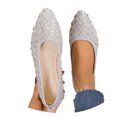 thumbnail image 2 of Zmoon Chaussures Décontractées à Bout Pointu Plates à Sequins Couleur Unie, 2 of 6