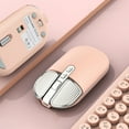 thumbnail image 2 of Latrodar USB Mouse Wireless Silent Mouse for Laptop Rechargeable Trendy Mouse Quiet USB 2.4G Mice 2-in-1 Gaming Mouse for PC Notebook Computer Christmas Gifts Pink Reduced Price, 2 of 3