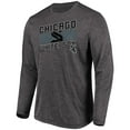 thumbnail image 2 of Men's Majestic Heathered Charcoal Chicago White Sox Big & Tall Long Sleeve Team T-Shirt, 2 of 4