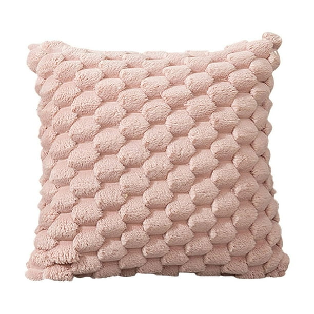 Apmemiss Clearance Boho Throw Pillow Cover 20x20 Decorative Pillow Cover Velvet Square Cushion Covers Bubble Texture Pillowcase for Couch Sofa Bed Bedroom Car Living Room