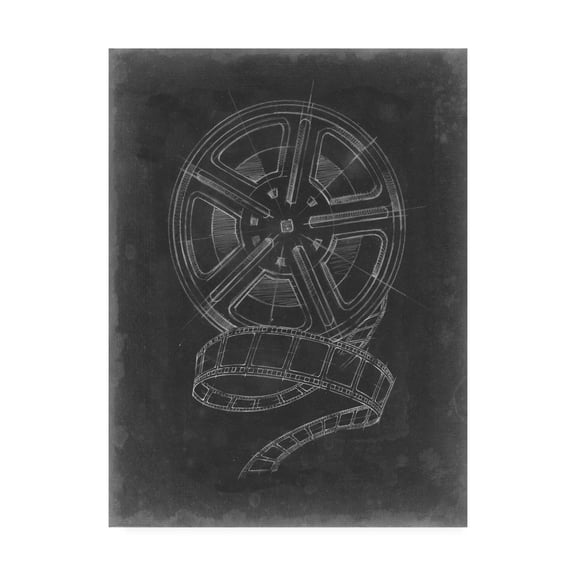 Trademark Fine Art 'Film And Reel Blueprint Ii' Canvas Art by Ethan Harper