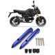 thumbnail image 2 of Asidero trasero de aluminio para motocicleta Barras de agarre Asiento de pasajero Reposabrazos para MSX125 GROM 2021+ Azul, 2 of 5