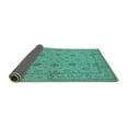 thumbnail image 2 of Ahgly Company Indoor Rectangle Oriental Turquoise Blue Traditional Area Rugs, 2' x 4', 2 of 4