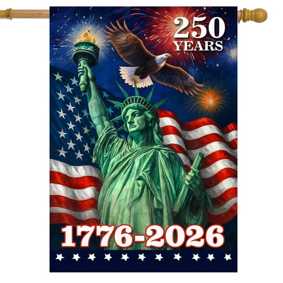 Briarwood Lane America 250 House Flag