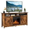thumbnail image 1 of Costway Meuble TV Industriel avec Cheminée Électrique 60 Pieds' 750W/1500W, 1 of 8