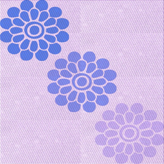 Ahgly Company Machine Washable Indoor Square Transitional Purple Mimosa Purple Area Rugs, 4' Square