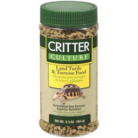 Critter Culture Land Turtle & Tortoise Animal Food, 6.5 oz