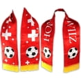 thumbnail image 4 of Soccer Scarf Double-sided High-Definition Polyester Scarf Vibrant Color Machine Washable 15 National Teams, 4 of 19