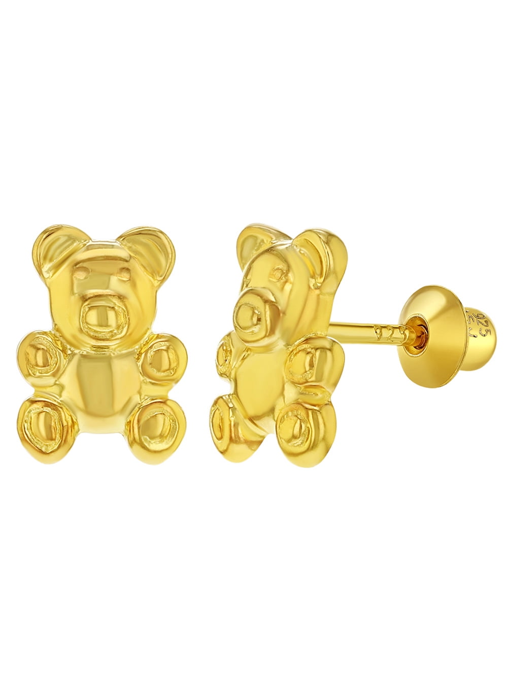 In Season Jewelry - 925 Sterling Silver Kids Children's Teddy Bear ...
