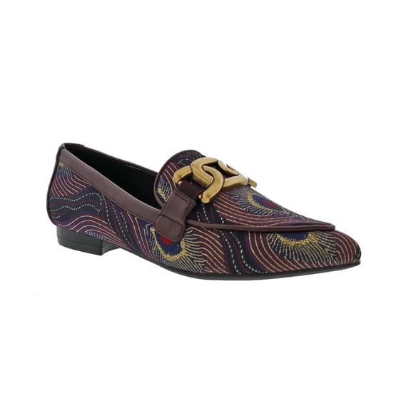 Bellini Felix Women Flats Slip-on Shoes In Wine Gold Combo