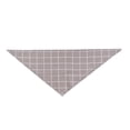 thumbnail image 2 of Greeniant Bufanda de baba para 4 estaciones, plegable, de algodón suave, elegante, reutilizable, ajustable, toalla Triangular para mascotas, para cuello Ropa para mascotas Tela escocesa gris Greeniant PT003844-03, 2 of 6