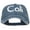 Navy, variant on Cali Embroidered Washed Cap - Khaki OSFM